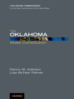 cover image of The Oklahoma State Constitution